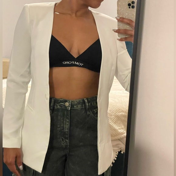 Forever 21 White Blazer - Picture 2 of 14